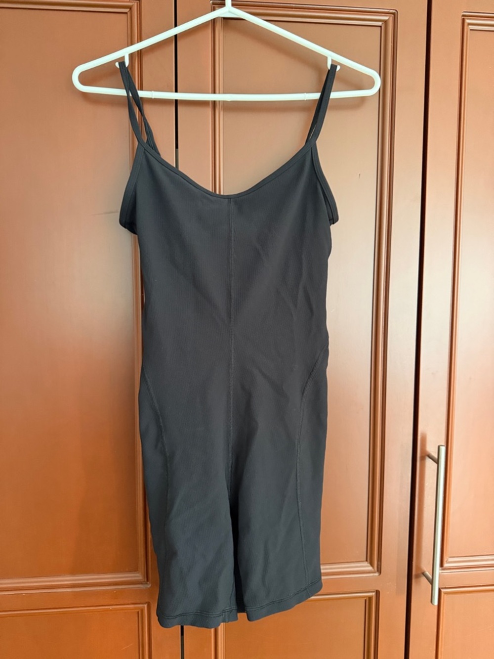 lululemon athletica Black Fitted Romper Jumpsuit